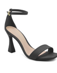 black square toe asymmetric heel with minimalist design – Carolina by Julia & Santos