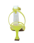 Isabel Light Green Asymmetric Strappy Heel - Julia & Santos