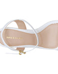 Ramona White Strappy Platform Wedge - Julia & Santos