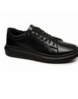 Francisco Black Leather Sneakers for Men - Julia & Santos