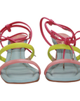 Multicolored Neon Heeled Sandals - Julia & Santos