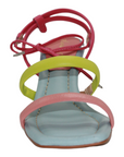 Multicolored Neon Heeled Sandals - Julia & Santos