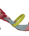 Multicolored Neon Heeled Sandals - Julia & Santos