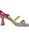 Multicolored Neon Heeled Sandals - Julia & Santos