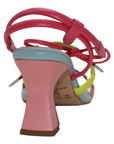 Multicolored Neon Heeled Sandals - Julia & Santos