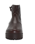 Leather Ankle Lug Sole Boots - Julia & Santos