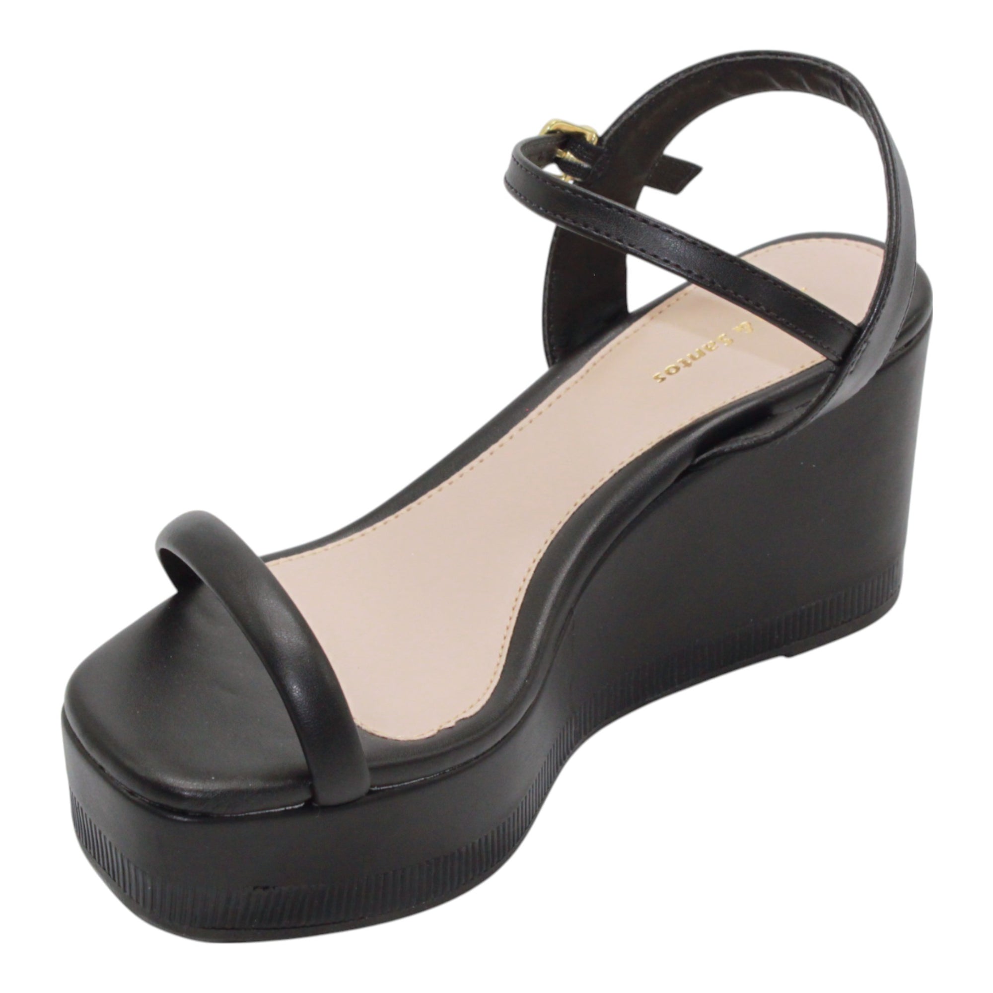 Women's Taos Julia Wedge Sandals - Mid Heel, Cork Footbed, Adjustable Hook & Loop Straps