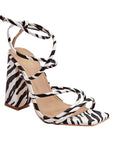 Eliore Strappy Multi-Color Block Heeled Sandal - Julia & Santos 