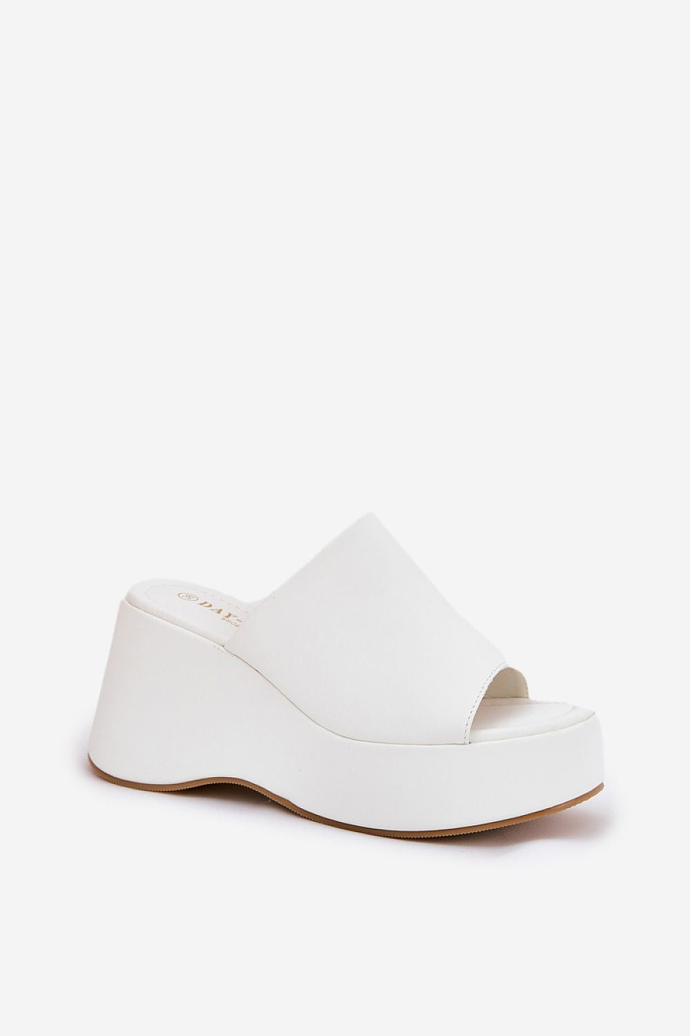 Selentia Faux Leather Wedge Sandals - Julia & Santos 