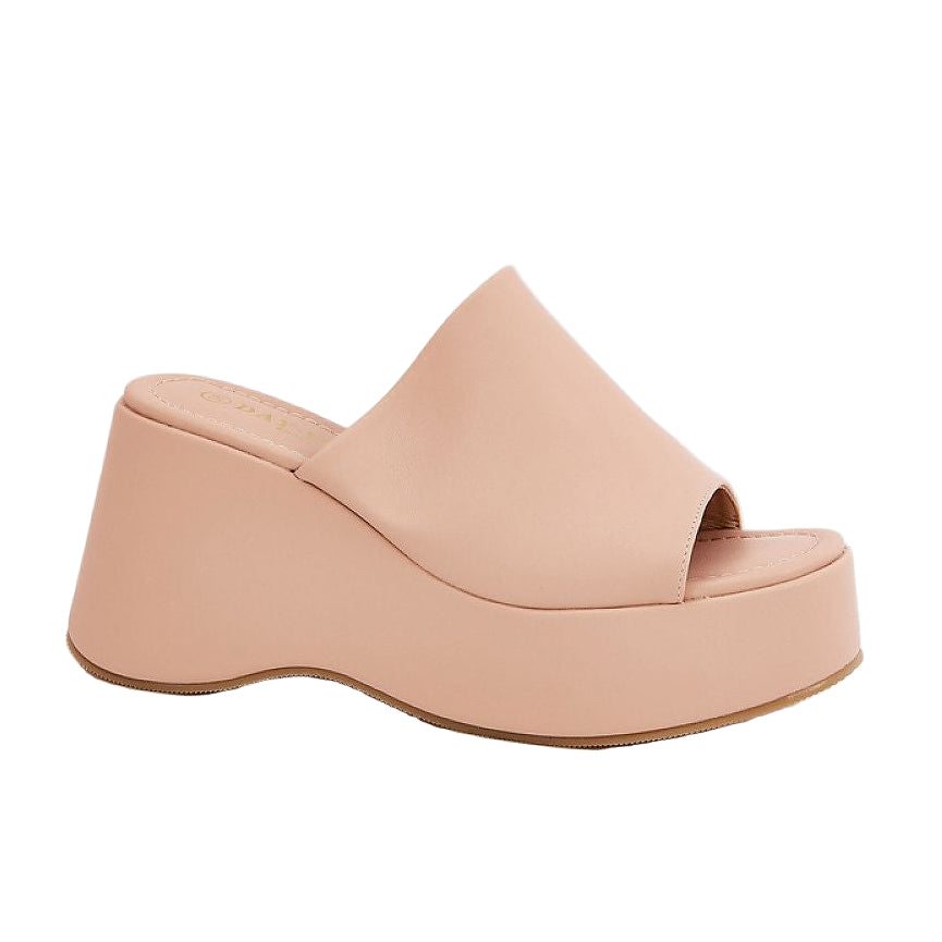 Selentia Faux Leather Wedge Sandals - Julia &amp; Santos 