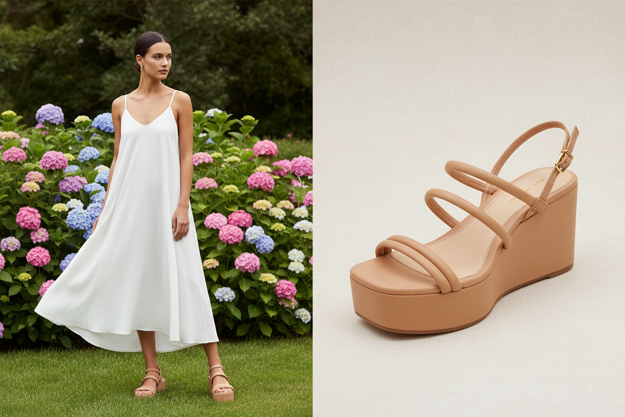 Spring Banner Fresh Start - Model & Shoe Split