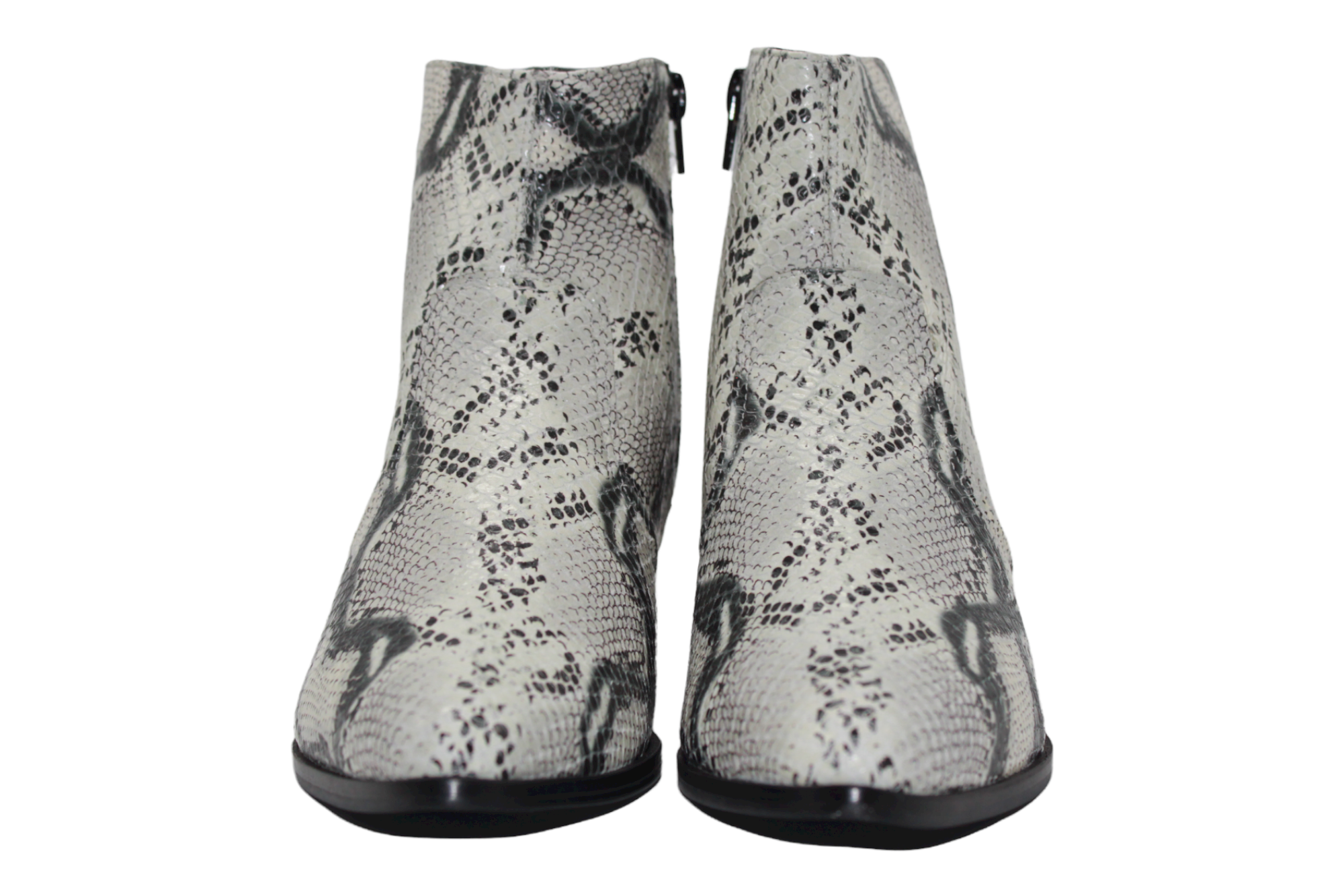 Leather Snake Print Chelsea Boots - Julia &amp; Santos 