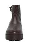 Leather Ankle Lug Sole Boots - Julia & Santos 