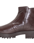 Leather Ankle Lug Sole Boots - Julia & Santos 