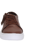 Brown and White Leather Sneakers - Julia & Santos 