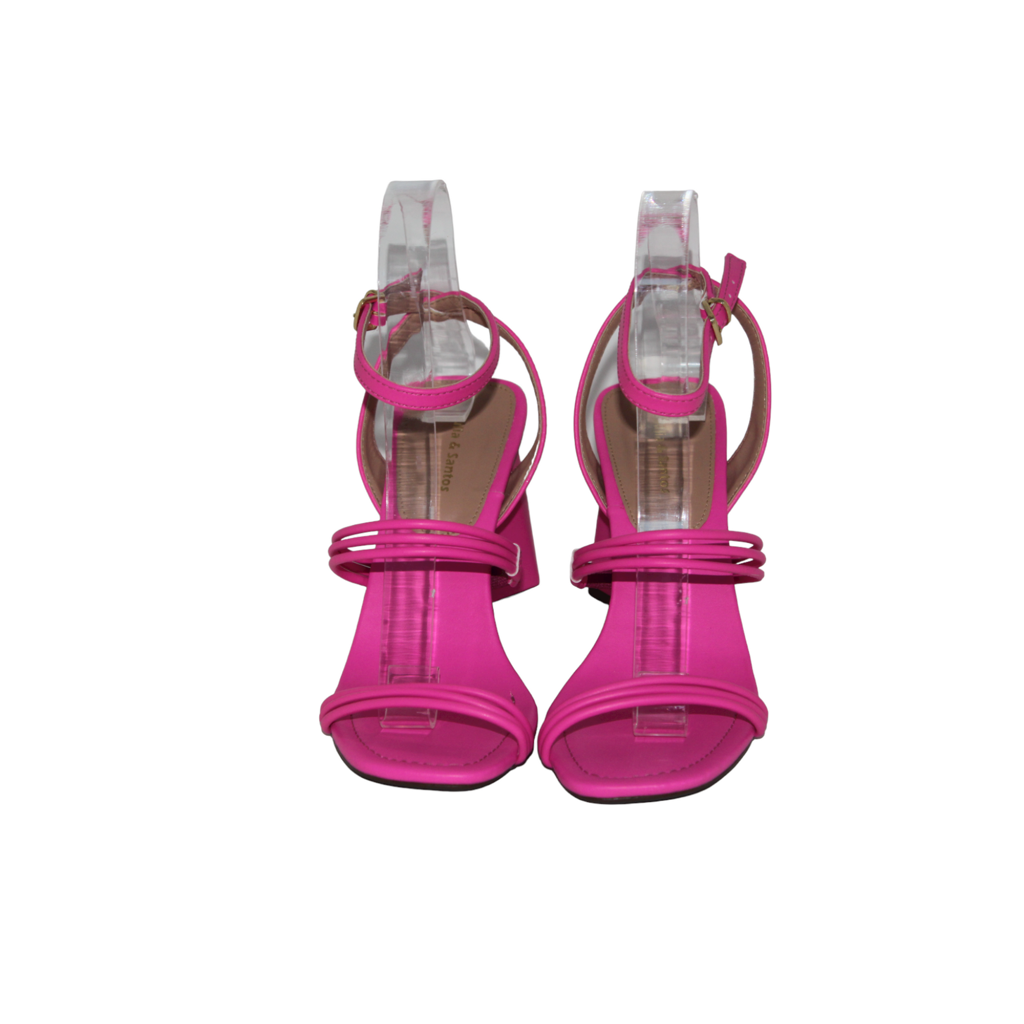 Open Toe Strappy Heels - Julia & Santos 