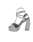 Open Toe Platform Heel with Ankle Strap - Julia & Santos 