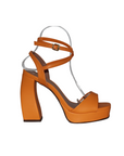 Open Toe Platform Heel with Ankle Strap - Julia & Santos 