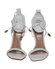 Open Toe Ankle Wrap Up Heels - Julia & Santos 