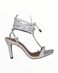 Open Toe Ankle Wrap Up Heels - Julia & Santos 