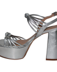 Open Toe Platform Heel with Knot Detail - Julia & Santos 