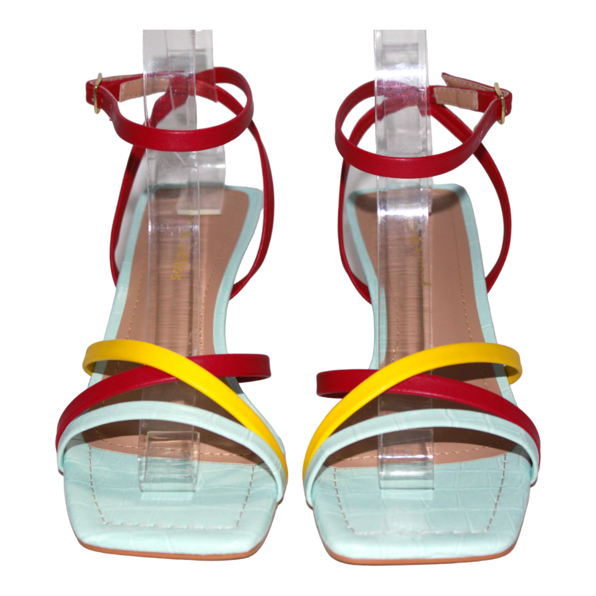 A Rainbow of Colorful Sandals With Heels. - The Stripe