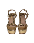 Open Toe Platform Heel with Knot Detail - Julia & Santos 