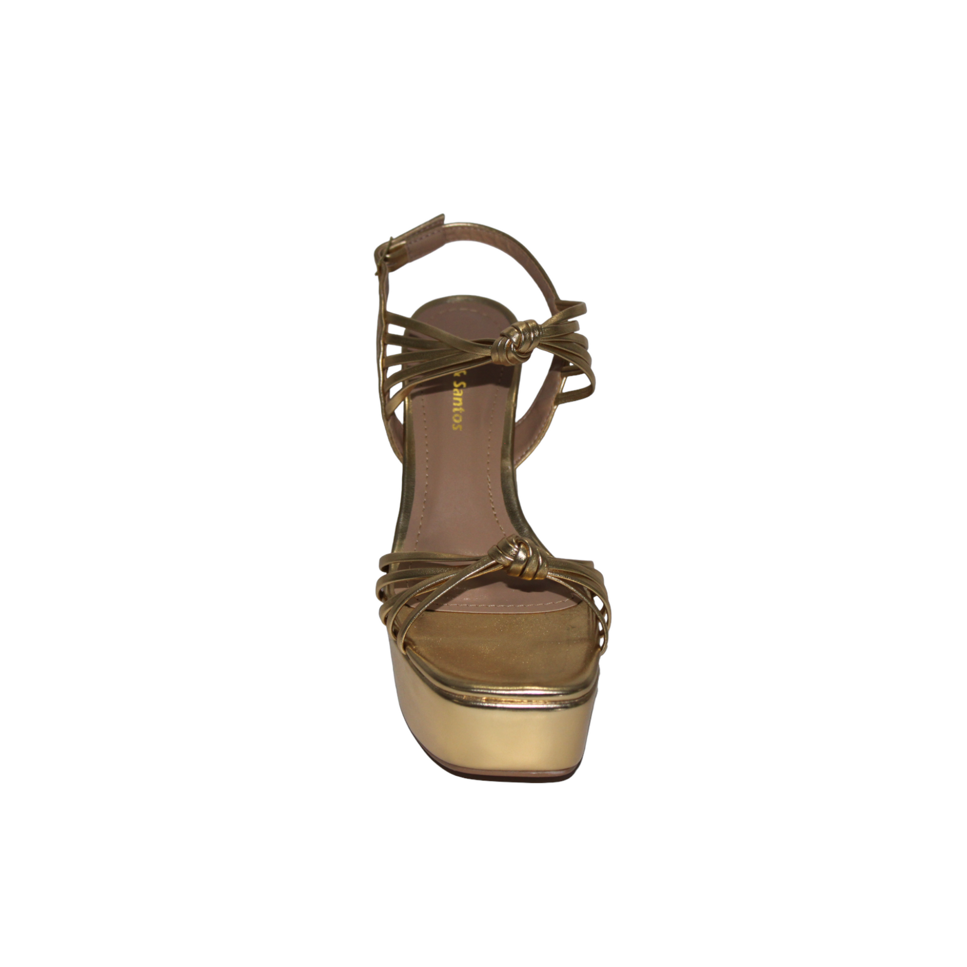 Open Toe Platform Heel with Knot Detail - Julia & Santos 