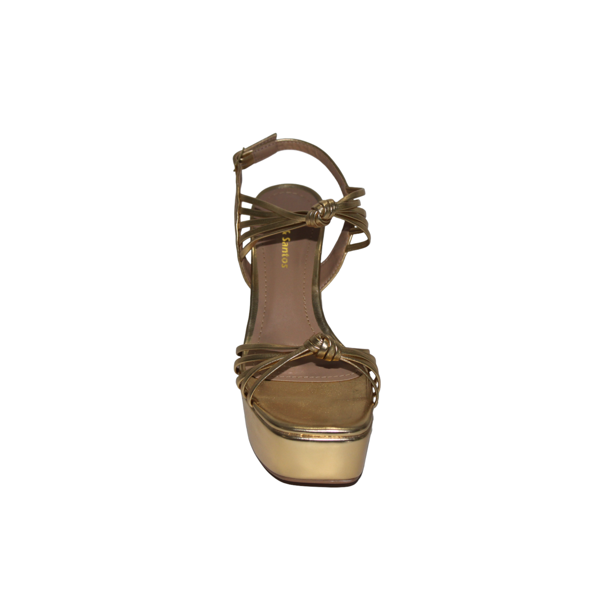 Open Toe Platform Heel with Knot Detail - Julia &amp; Santos 