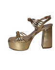 Open Toe Platform Heel with Knot Detail - Julia & Santos 